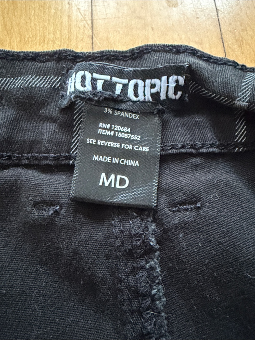 Black Skinny Cargo Pants - Hot Topic - Picture 2 of 3
